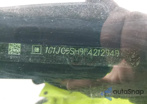 2015 Chevrolet Sonic Lt Auto from USA, damaged, VIN 1G1JC5SH9F4212949